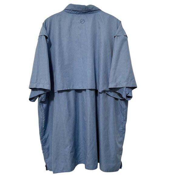 Magellan Outdoors Laguna Madre Solid Short Sleeve Fish Gear Vented Shirt 3XL - Picture 4 of 8
